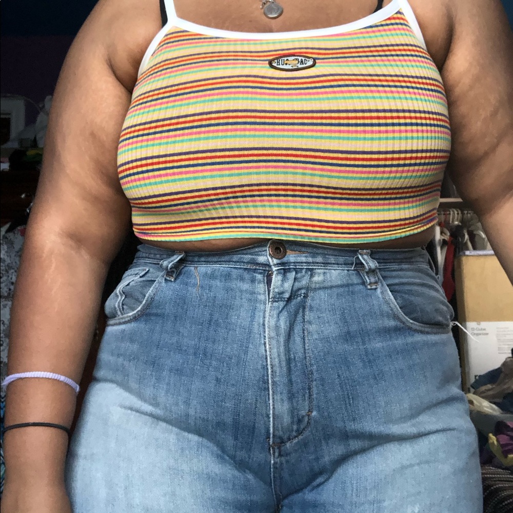 Groovy Stripped Cami - Picture 2 of 9